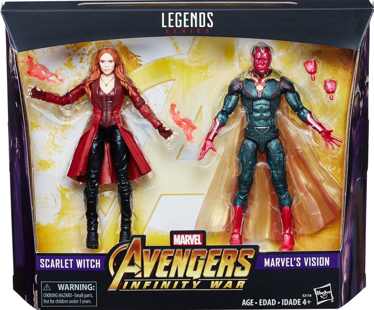 Hasbro Marvel Legends Scarlet Witch figure wields the Darkhold!