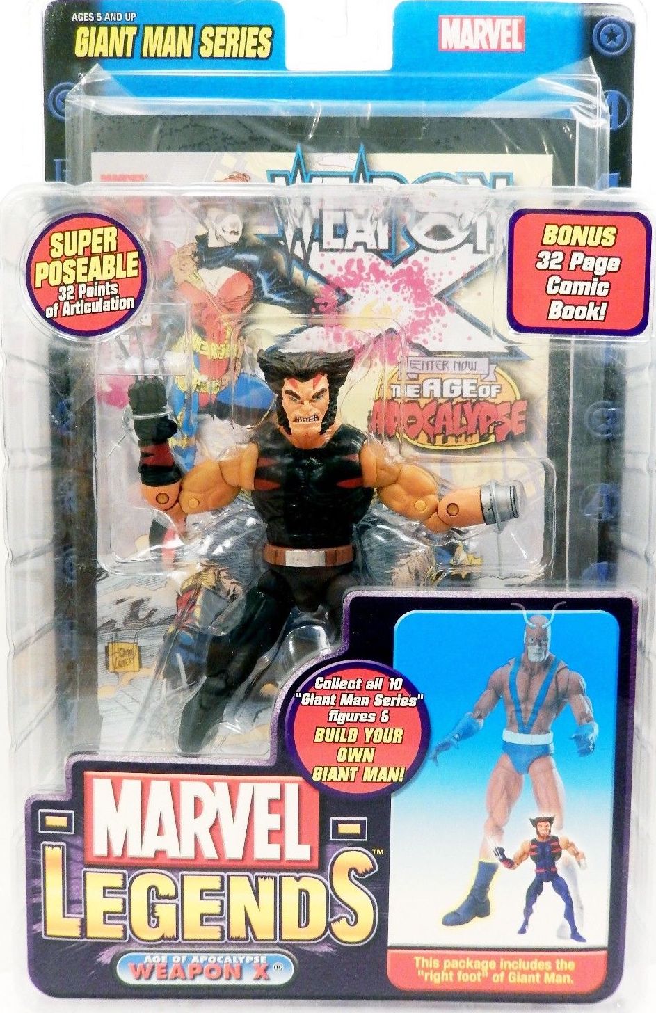 marvel legends wolverine toy biz