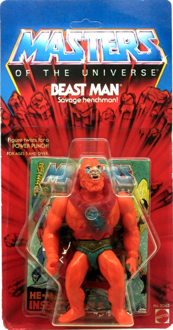 Masters of the Universe Beast Man action figure MOC Super 7 Vintage series 