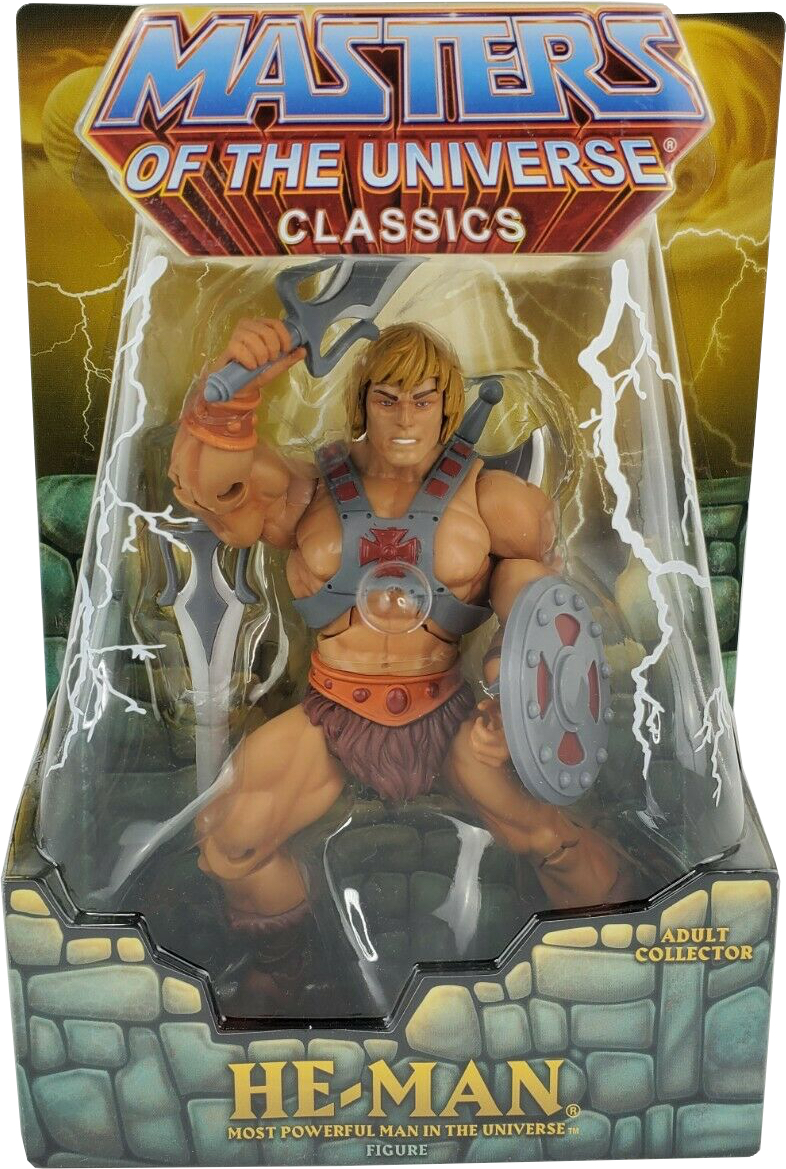 Masters Of The Universe He-Man Action Figure Deluxe 21,6 Cm Con Spada E Accessori, Serie Netflix