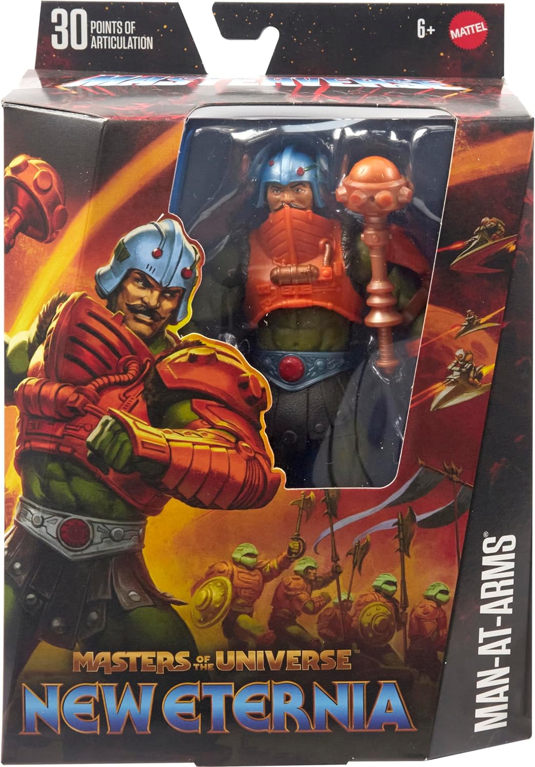 Action Figure Masters Of The Universe – Man-At-Arms (Revelation) – 14 Cm – Giocattolo 6+ Anni