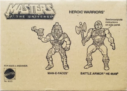Masters of the Universe Original Battle Armor He-Man & Man-E-Faces