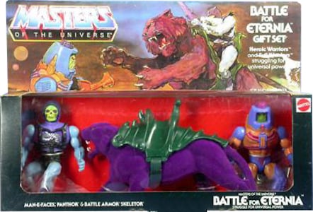 Masters of the Universe Original Battle for Eternia (Skeletor Panthor Man-E-Faces)