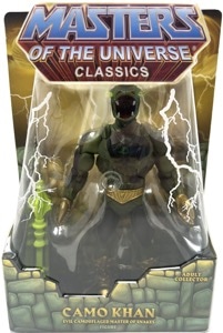 Masters of the Universe Mattel Classics Camo Khan