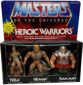Masters of the Universe Original Heroic Warriors (He-Man Teela Ram Man)