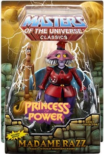 Masters of the Universe Mattel Classics Madame Razz and Broom