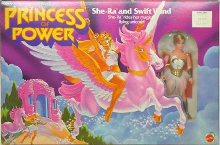 Masters of the Universe Original She-Ra and Swift Wind