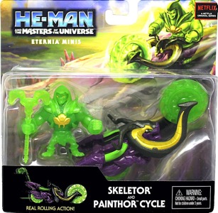 Masters of the Universe Eternia Minis Skeletor and Painthor Cycle (Netflix) thumbnail