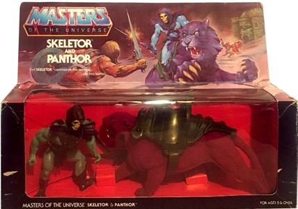 Masters of the Universe Original Skeletor and Panthor