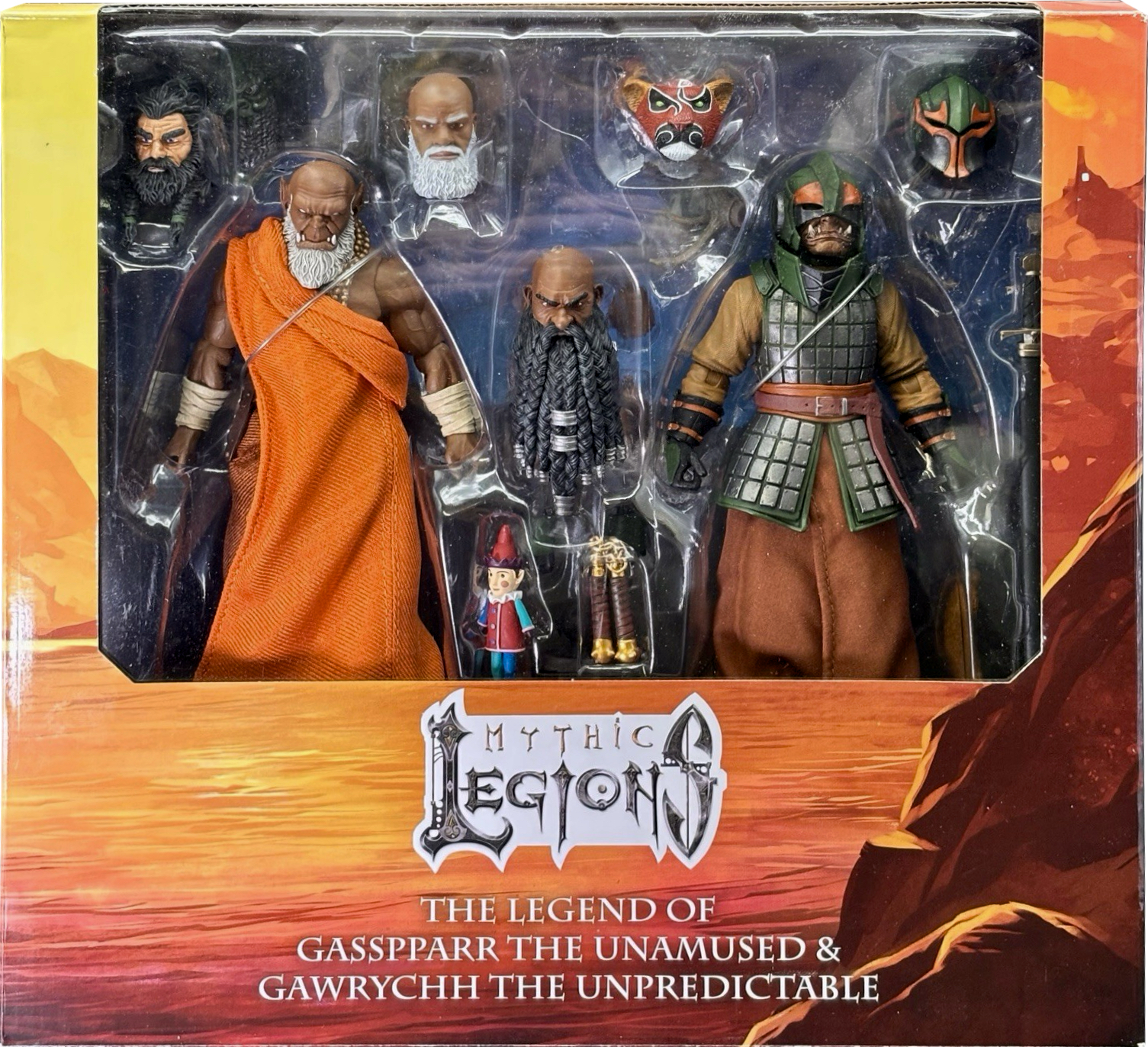 Mythic Legions Gasspparr The Unamused and Gawrychh the Unpredictable