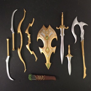 Mythic Legions Mythic Legions Elf Weapons