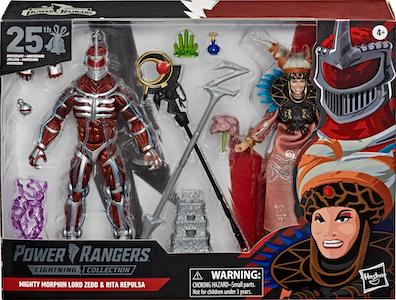 Power Rangers Lightning Lord Zedd and Rita Repulsa 25th Wedding Anniversary