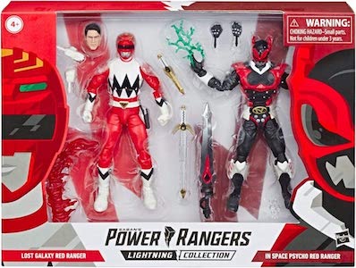 Power Rangers Lightning Lost Galaxy Red Ranger vs Psycho Red thumbnail