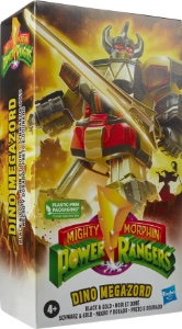 Power Rangers Lightning Mighty Morphin Black & Gold Dino Megazord (Retro Style)