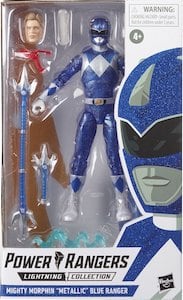 Power Rangers Lightning Mighty Morphin Blue Ranger (Metallic) thumbnail