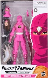 Power Rangers Lightning Mighty Morphin Ninja Pink Ranger (Kimberly Hart) thumbnail