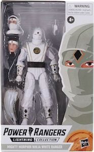 Power Rangers Lightning Mighty Morphin Ninja White Ranger