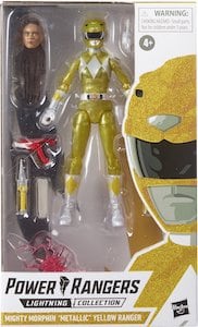Power Rangers Lightning Mighty Morphin Yellow Ranger (Metallic)