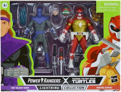 Power Rangers Lightning Morphed Raphael and Foot Soldier Tommy (TMNT) thumbnail