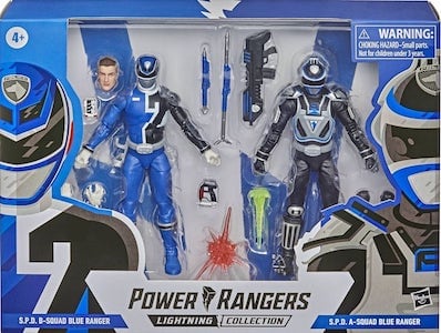 Power Rangers Lightning S.P.D. B-Squad Blue Ranger vs A-Squad Blue Ranger thumbnail