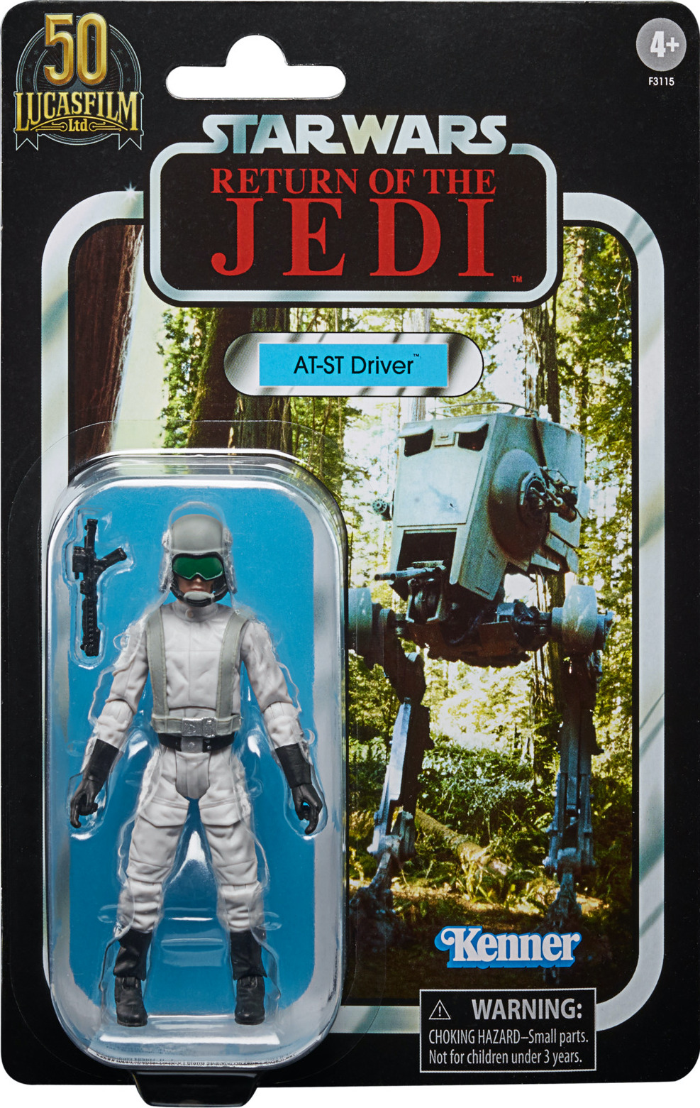 STAR WARS the Black Series IMPERIAL AT-ST DRIVER 3.75" rotj walmart exclusive 