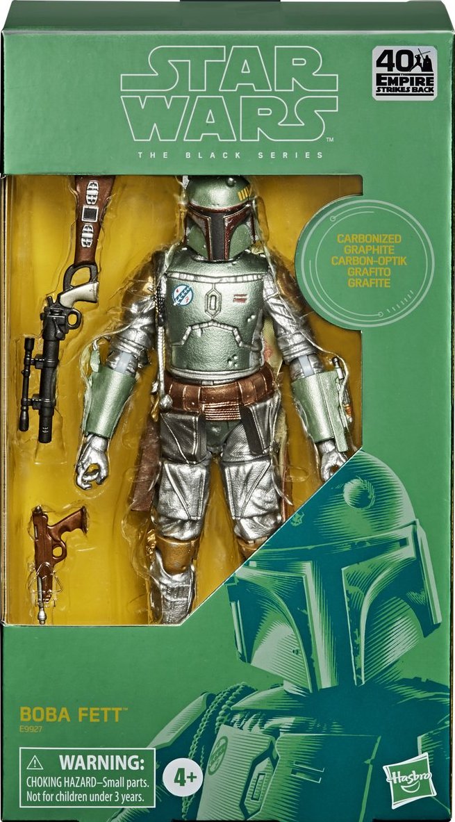 Star Wars Black Series Carbonized Boba Fett 40th Anniversary in Hand Ships Now for sale online