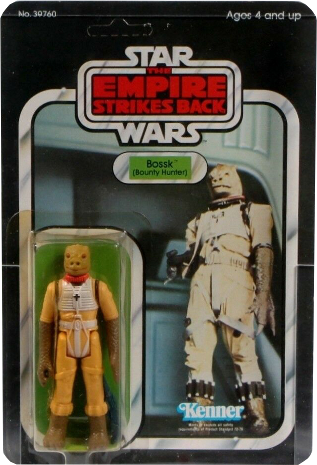 Star Wars Kenner 1980 Bossk Acryic Base Vintage No Figure. 