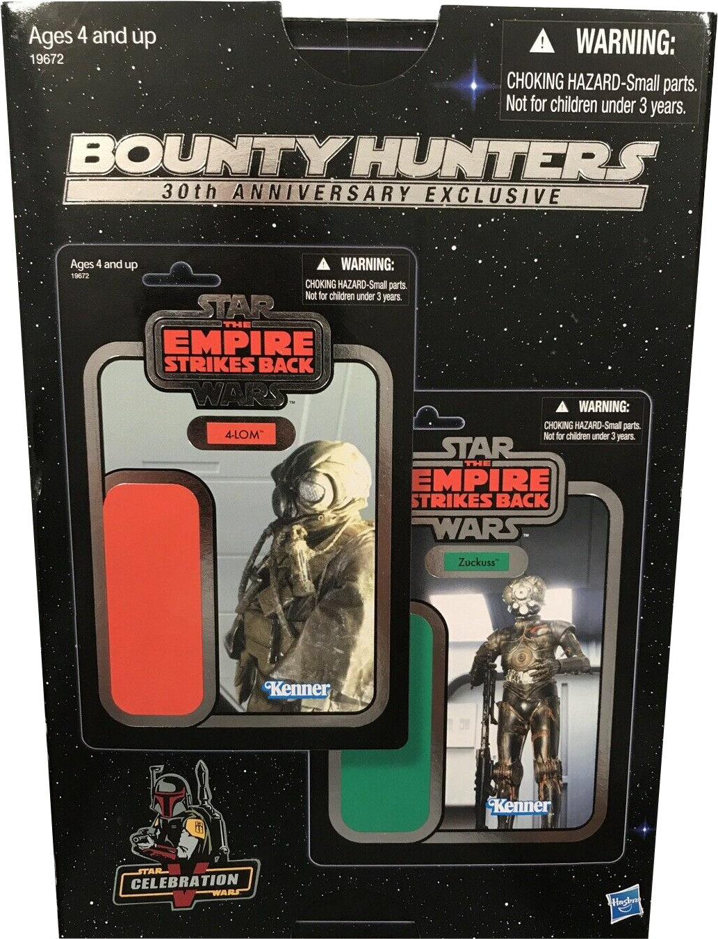 Star Wars Black Series 4-Lom Bounty Hunter Action Figure Collection Part Missing 
