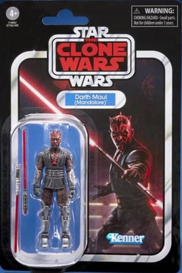 Star Wars The Clone Wars Darth Maul Mandalore VC201 Vintage Kenner NIB 