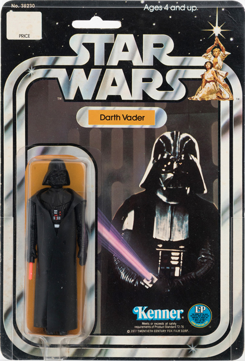 POP proof of purchase seal vintage Kenner Star Wars 1980's 12" 15" Darth Vader 