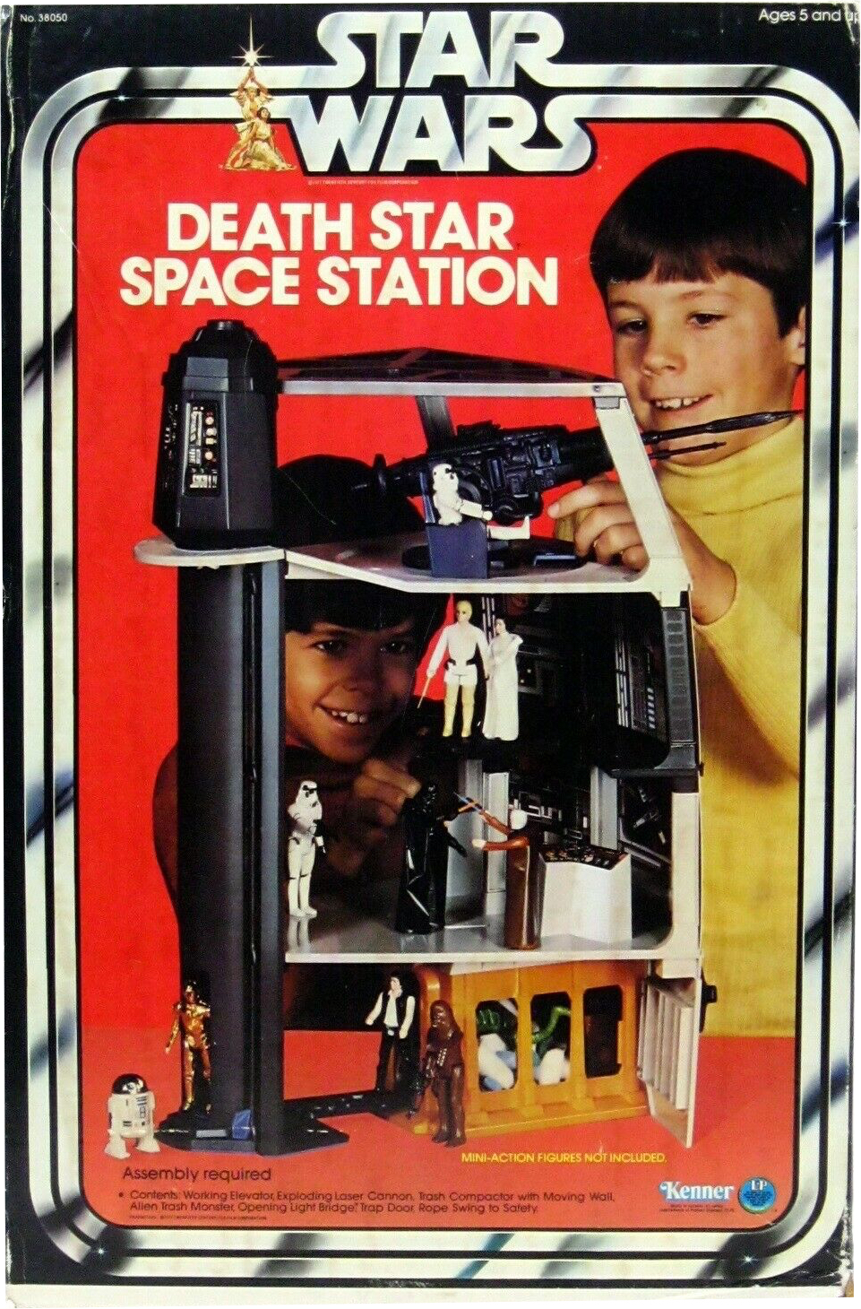 death-star-space-station-incomplete-star-wars-1978-vintage-kenner