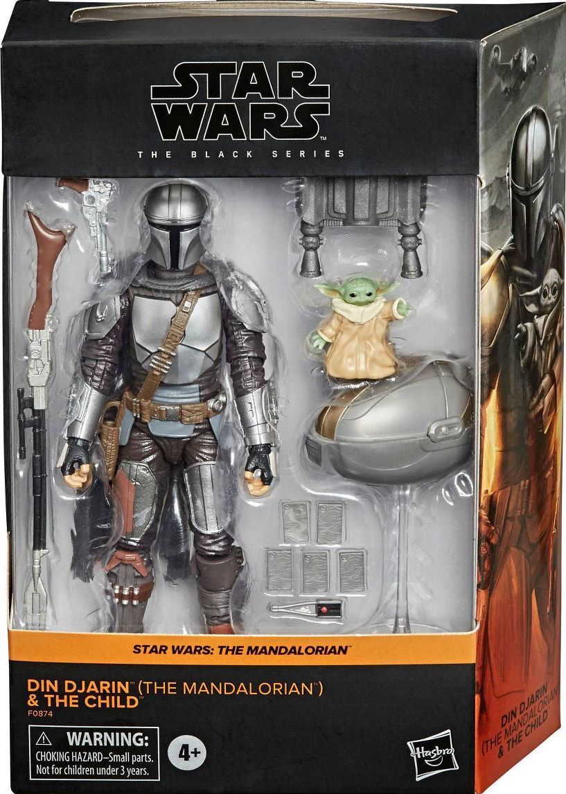 Hasbro Star Wars The Mandalorian Din Djarin The Mandalorian and The Child Action Figure Set for sale online 