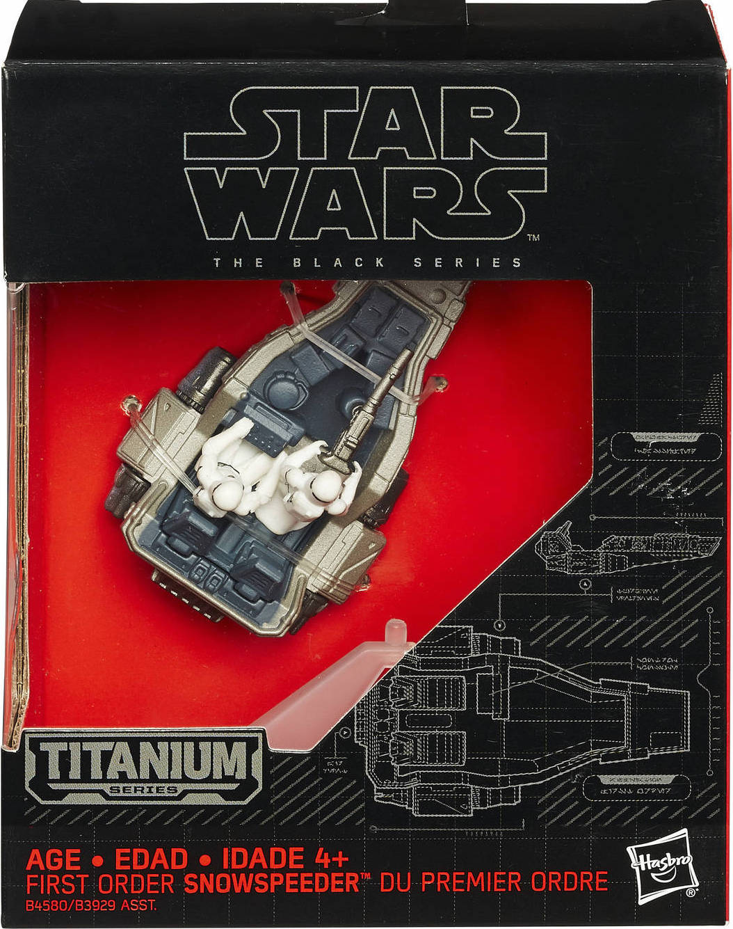 Hasbro 34933 Star Wars Titanium Series Lukes Snowspeeder for sale online 