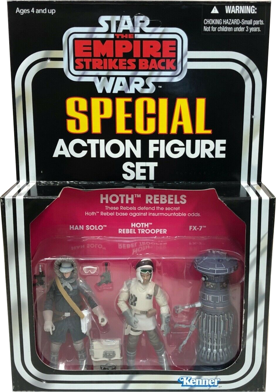 STAR WARS RETRO COLLECTION HAN SOLO 3,75" / TARGET EXCLUSIVE HOTH 