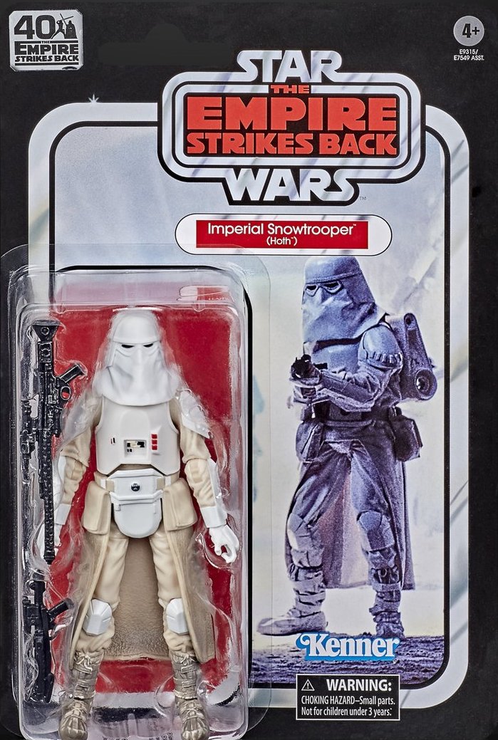 Star Wars 40th Anniversary Black Series Imperial Snowtrooper Action Figure 