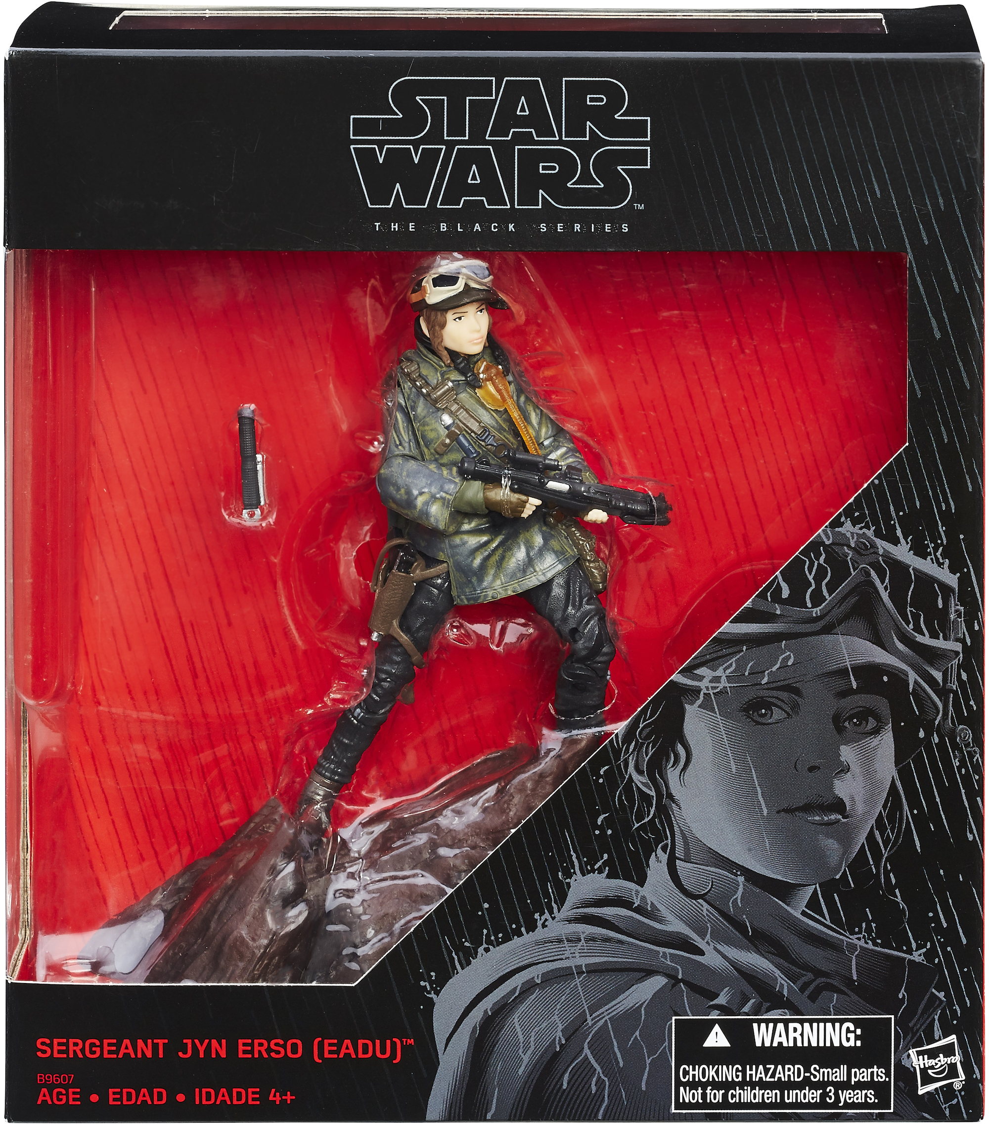 Star Wars Rogue One Black Series 6" Kmart Exclusive Sergeant Jyn Erso In Hand 