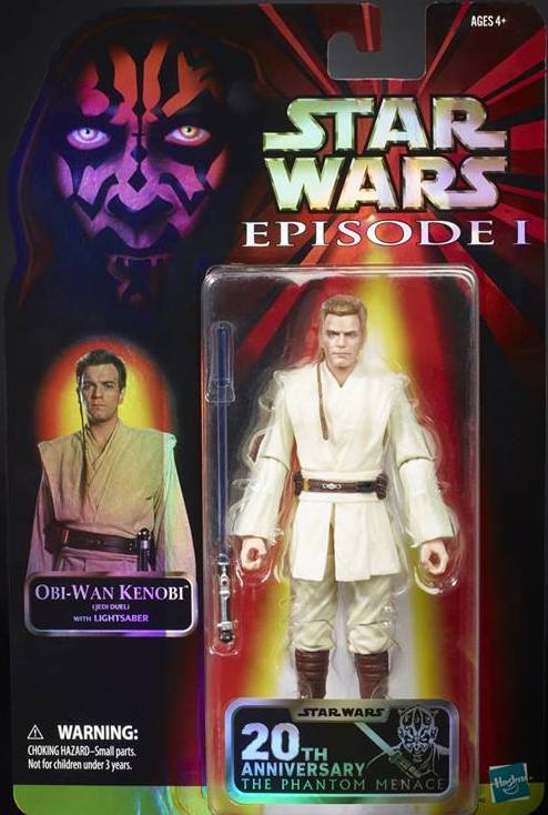 Hasbro Star Wars Episode 1 Obi-Wan Kenobi Jedi Duel Action Figure for sale online 