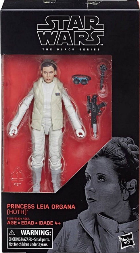 75 Star Wars 6" Black Series Figure Princess Leia Hoth - New Sealed 