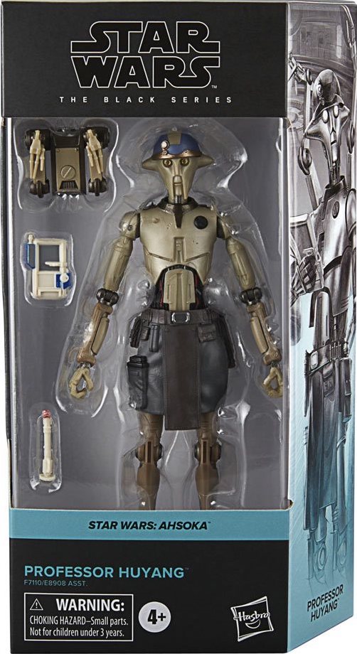 Hasbro Star Wars The Black Series - Professor Huyang 15cm Action Figure, Ahsoka Series, Collezionabile Per Adulti E Bambini