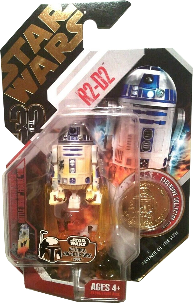 R2-D2 Star Wars 30th Anniversary Revenge of the Sith 04 Action Figure Hasbro MOC 