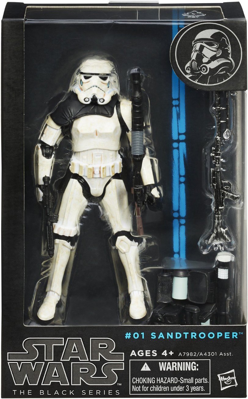 Star Wars Black Series Sandtrooper Figure MOC 2016 Hasbro for sale online 