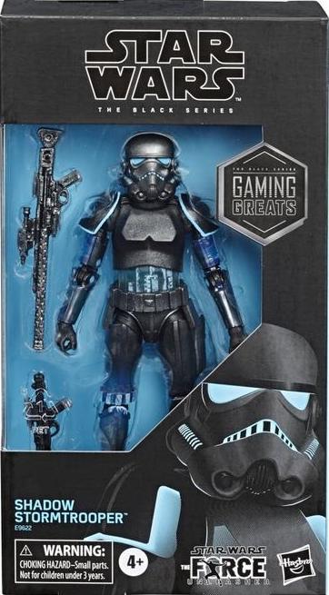 Star Wars Black Series 6/" Shadow Stormtrooper Force Unleashed Exclusive New
