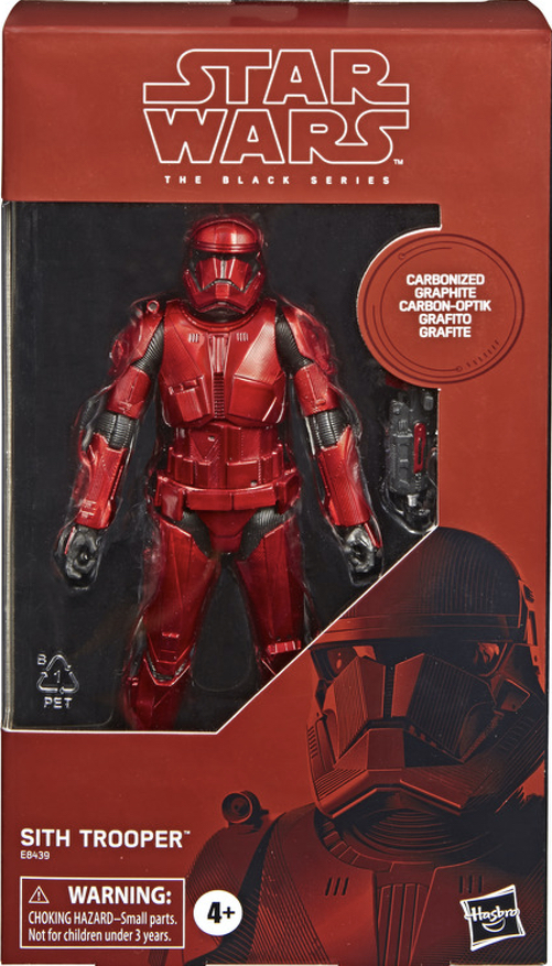 HASBRO STAR WARS BLACK SERIES 6" inch CARBONIZED SITH TROOPER ACTION FIGURE 