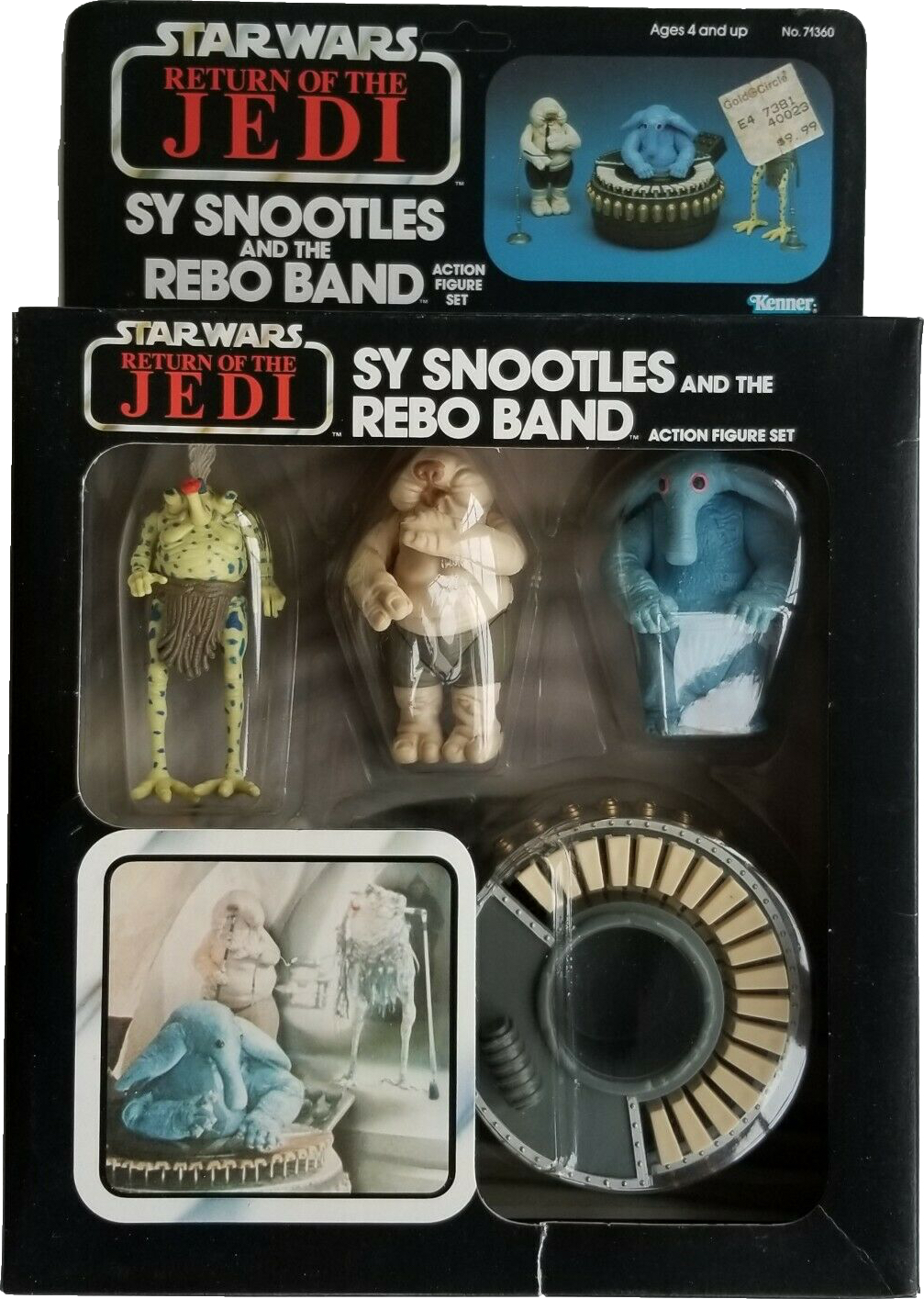 Kenner Vintage Star Wars Snootles and the Max Rebo Band Action Figures