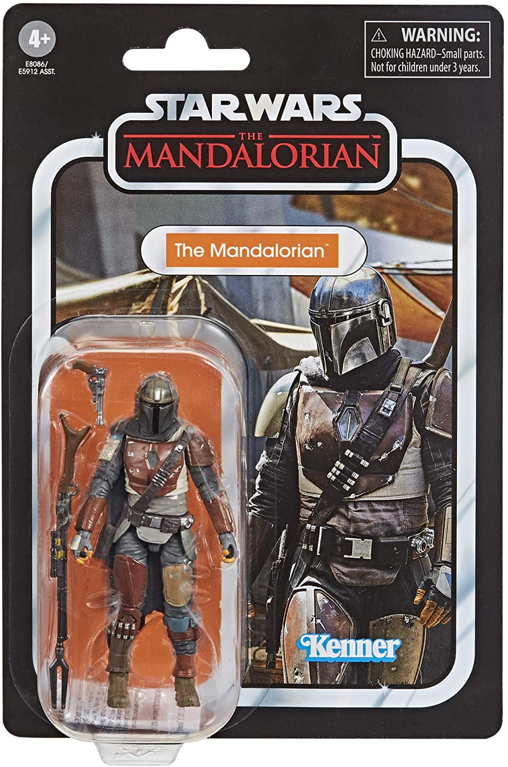 thumbnail interactive-video image 1 of Star Wars The Vintage Collection The Mandalorian (VC166) – 3.75” Action Figure – Hasbro 1 of 6