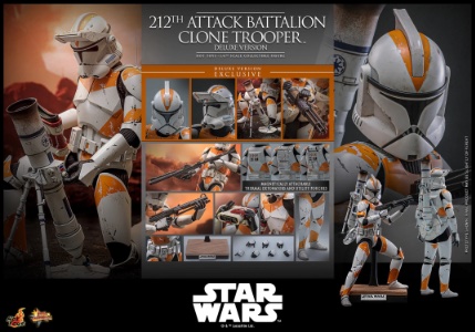 Star Wars Hot Toys Star Wars 212th Attack Battalion Clone Trooper (Deluxe Version)