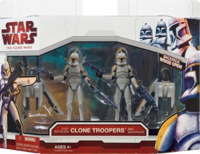 Star Wars The Clone Wars 212th Battalion Clone Troopers Jet Backpacks