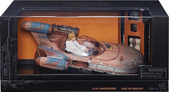 X-34 Landspeeder and Luke Skywalker