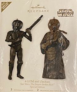 Star Wars Hallmark 4-Lom and Zuckuss