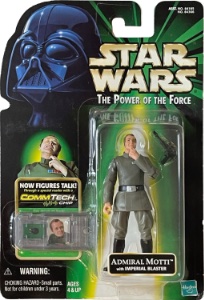 Star Wars Power of the Force Admiral Motti (CommTech)
